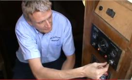 Stop Button on a Narrowboat