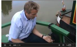 A Morse Control on a Narrowboat